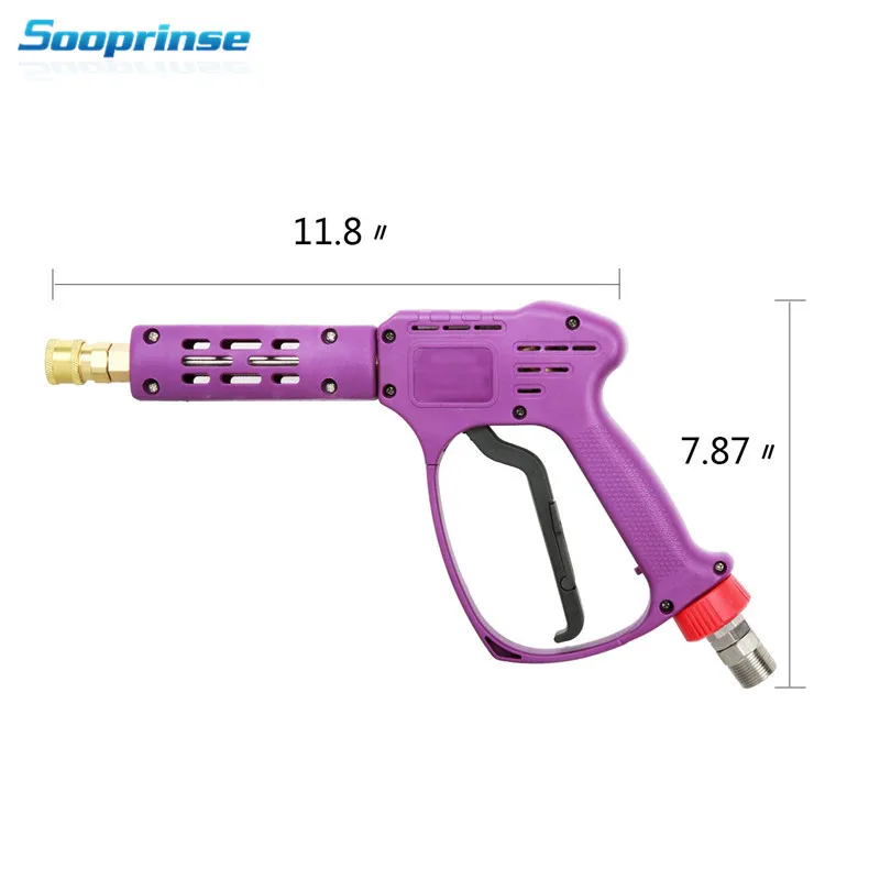 Sooprinse 5000PSI очиститель высокого давления уход за стиральной машиной Чистка Авто мытье Обслуживание Инструмент 5 давление мощность шайба сопла