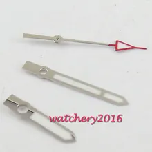 Супер-светящей серебристое окаймление белый стрелки часов подходят для Miyota 8205 8215 821A 2813 движение