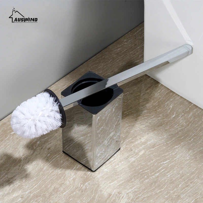 Modern Polished 304 Stainless Steel Toilet Brush Holder Mental Cup