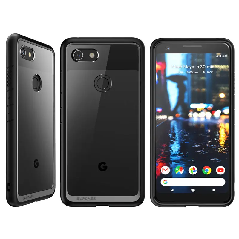 

SUPCASE For Google Pixel 3a XL Case (2019 Release) UB Style Anti-knock Premium Hybrid Protective TPU Bumper + Clear PC Back Case