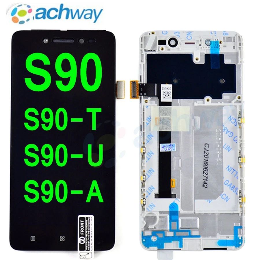 ЖК-дисплей для 5 0 &quotLenovo S90 сенсорный экран дигитайзер в сборе с рамкой S90-T S90-U