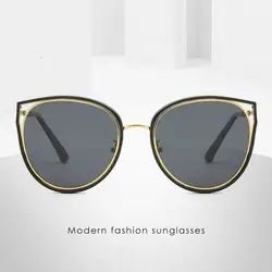 2019 кошачий глаз Винтажные Солнцезащитные очки женские дизайнерские бренды люксовые женские розовые солнцезащитные очки для леди gafas de sol