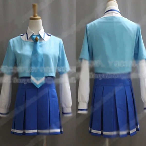 

Japanese Anime Cure Beauty School Uniform Cosplay Costume Student Dress Skirt Full Set