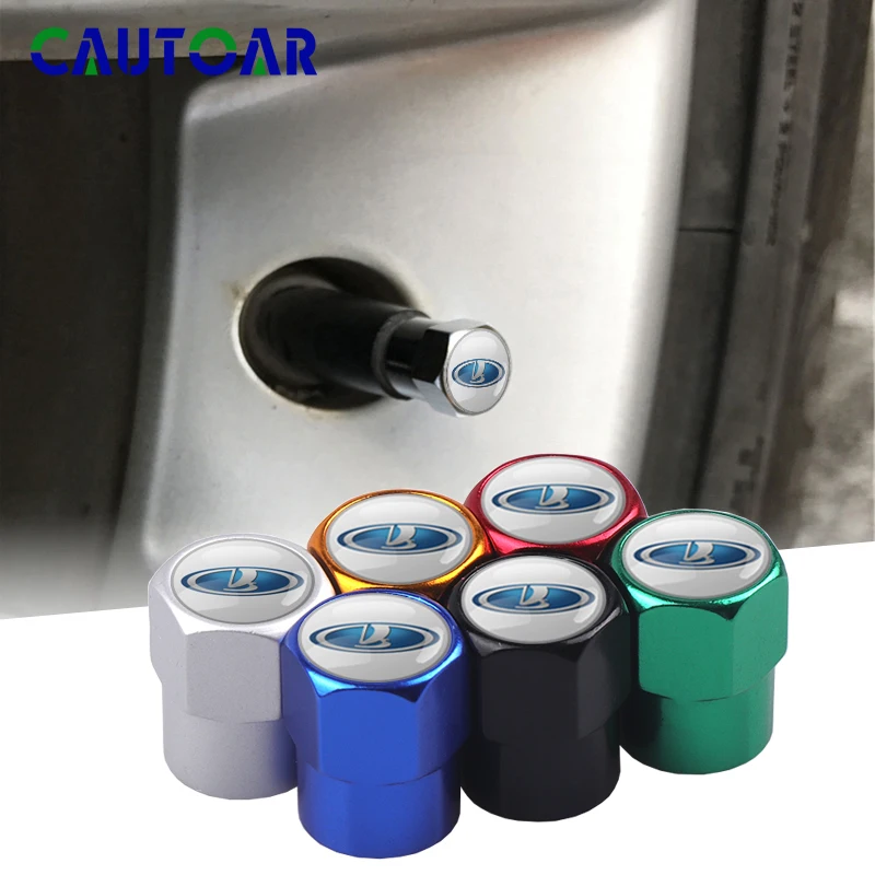 

4pcs/lot Car Styling Wheel Tire Valves Tyre Air Caps Case For Lada Kalina Priora Niva Granta Largus Samara Vesta Xray 2107 2109