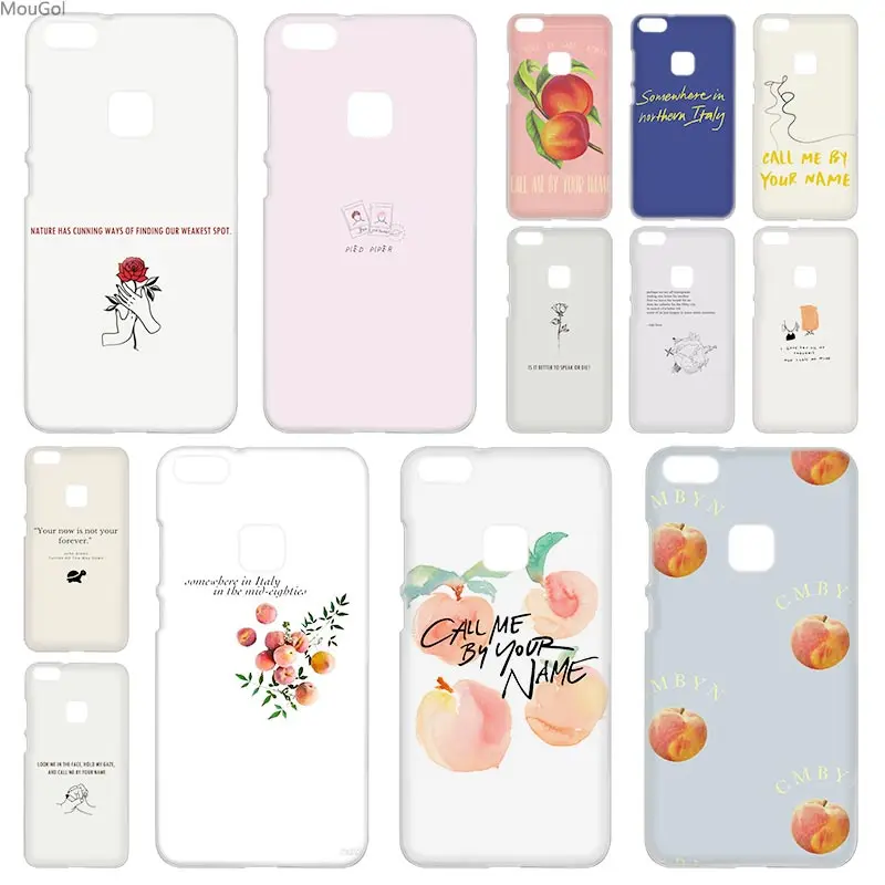

MouGol Call Me by Your Name hard Shell case cover for Huawei P8 P9 P10 P20 Lite 2017 Plus Pro Mate10 Lite Smart