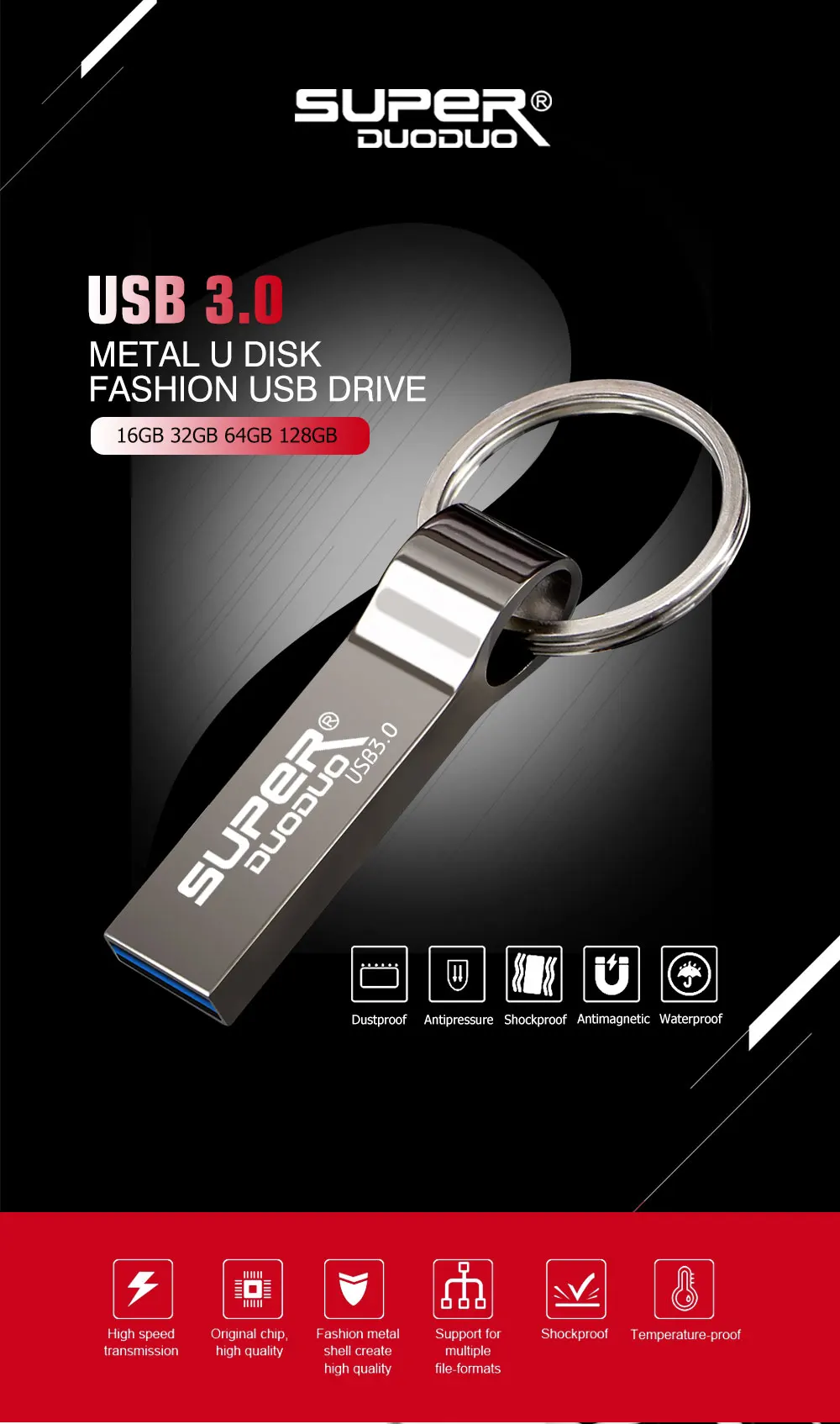 usb флэш-накопитель Высокоскоростной USB 3,0 Флешка 4 ГБ 8 ГБ 16 ГБ 32 ГБ 64 ГБ 128 ГБ флеш-накопитель металлический флеш-накопитель серый на заказ