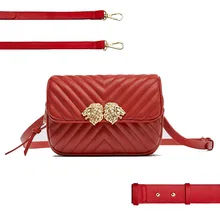 Животное украшение поясные сумки для женщин из искусственной кожи на молнии Телефон кошелек сумка поясная сумка Шоппинг Путешествия поясные сумки