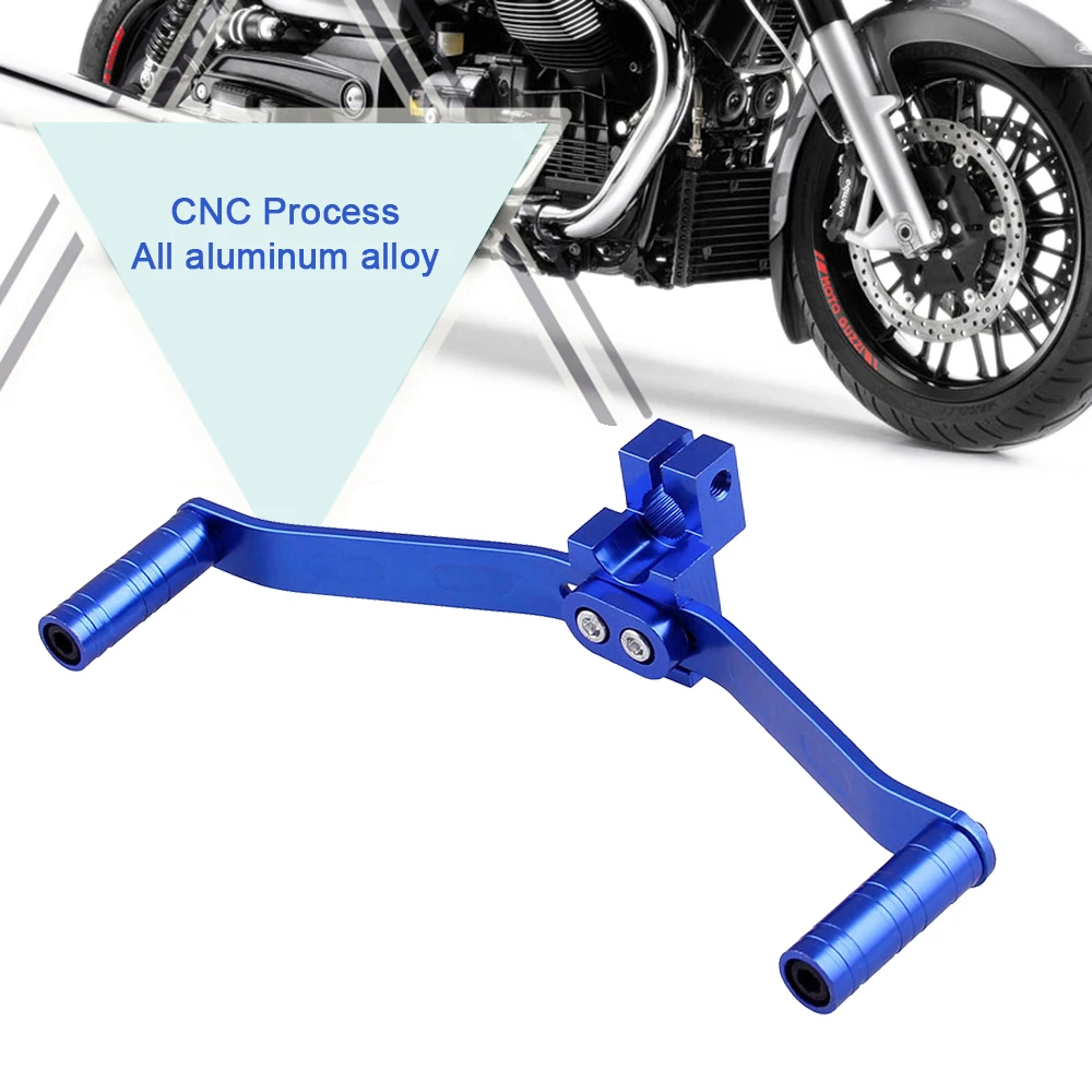 Universal Motorcycle Double Dual//2 Headed Gear Shift Lever CNC Aluminum Shifter