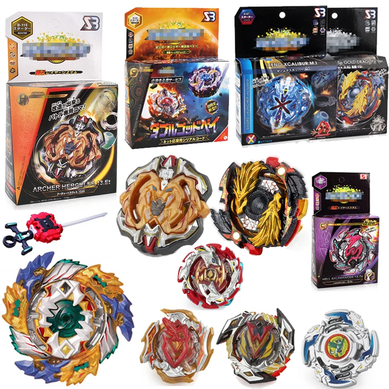 

New Beyblade BURST God B115 B00 B113 With Launcher And Original Box Gift Toys Spinning Top Toy For Children