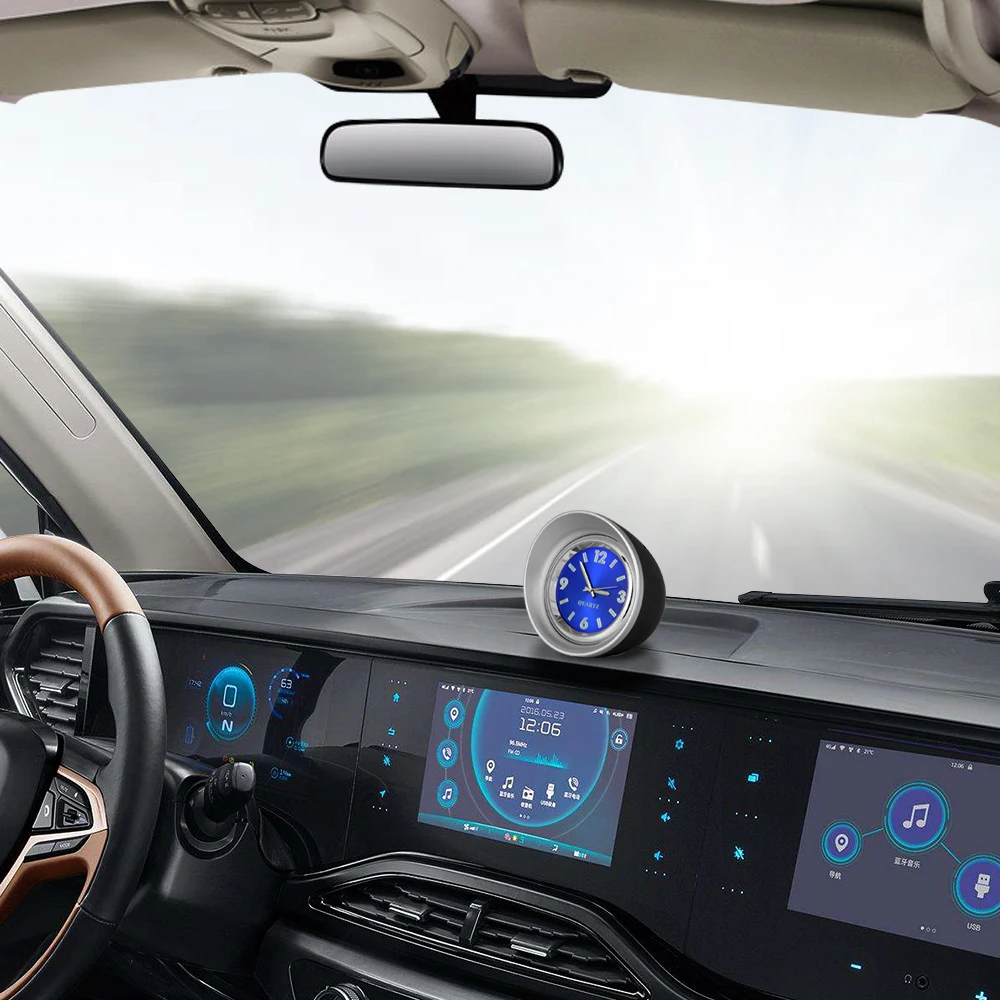 Автомобильный орнамент кварцевые часы авто Автомобили Интерьер приборной