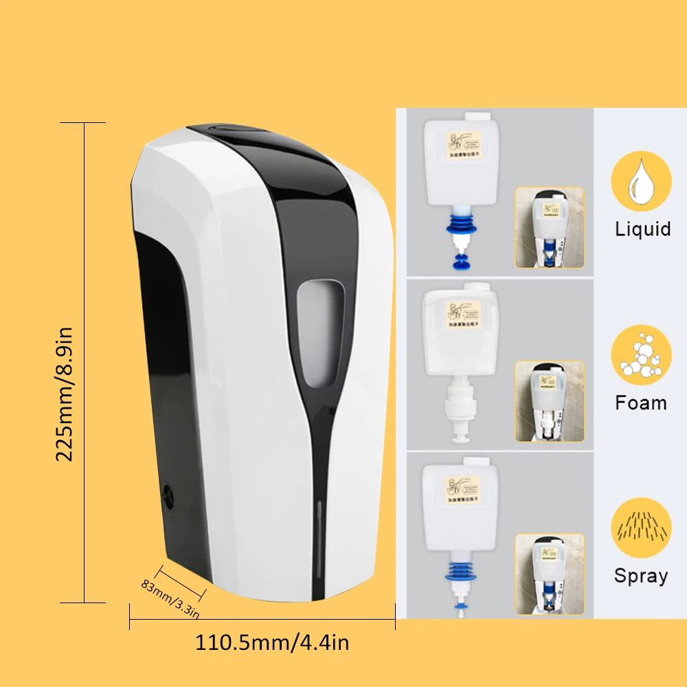 

Manual Soap Dispenser Wall Mount Bath Liquid and Hand Sanitizer Container for Home Hotel and Hospital