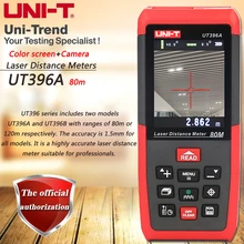 UNI-T UT396A 80 м профессиональный цветной лазерный дальномер электронный уровень хранения данных камера вспомогательная функция подключения USB
