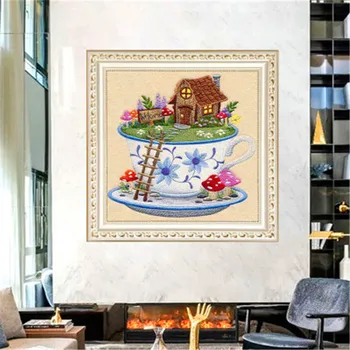 

DIY New Coffee Cup Diamond Painting Bedroom Living Room Hotel Embroidery Mosaic Crafts Pattern Decorative Rhinestones 5D