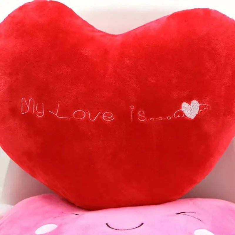 Творческий розовый/красный любовь сердце плюшевые игрушки 50 см Плюшевые крыло сердце кукла из сна подушка мягкая подушка детские игрушки