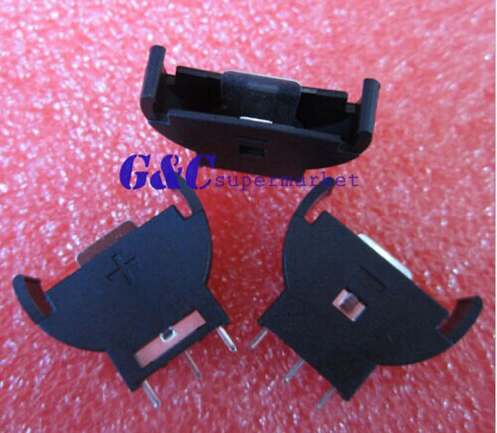 10PCS CR2032 2032 3V Cell Coin Battery Socket Holder Case ROHS