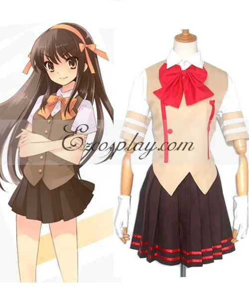 

Школьная форма Харухи сузумия no Yuuutsu Косплей Костюм E001