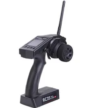 RadioLink RC3S 4CH 2.4G Digital Radio Control System Gun Transmitter R4EH Receiver LCD Programable for RC Car Boat F04640