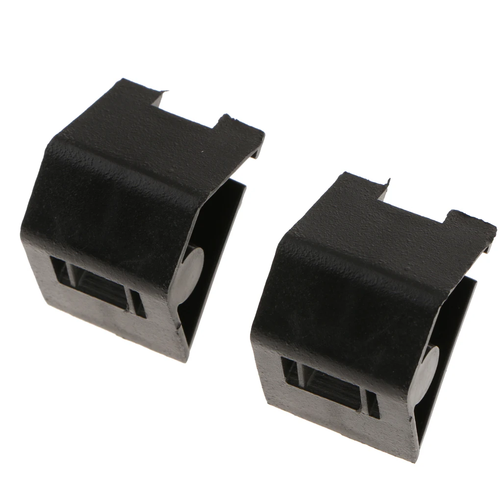 2X Plastic Front WindShield Washer Wiper Spray Jet Nozzle For for Nissan Qashqai Motorcycles Parts 40x23x32mm Black