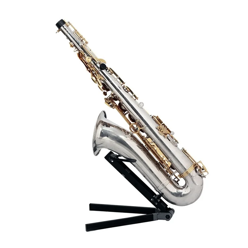 Складная саксофонная стойка Штатив Держатель Alto Sax металлический напольный стенд Штатив Держатель деревянный духовой инструмент Аксессуары