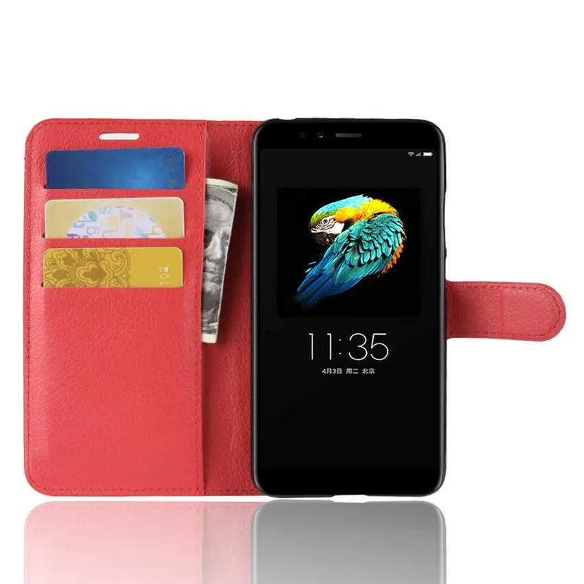 Чехол для Lenovo S5 чехол 5 7 Роскошный кошелек задняя крышка из искусственной кожи