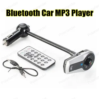 

New Sale Car MP3 PlayerBluetooth FM transmitter audio with remote control modulator FM Car Handsfree LCD screen