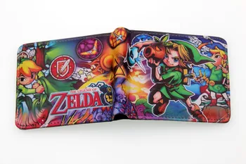 

Anime Cartoon Wallets The Legend of Zelda The Minish Cap Purse Fairy Tail Unisex Wallet Short Money Pocket Bag Student Wallet