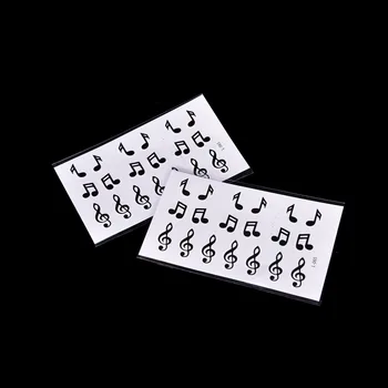 

1pc Waterproof Temporary Tattoo Sticker Musical Note Water Transfer fake tattoo flash tattoo Drop Shipping