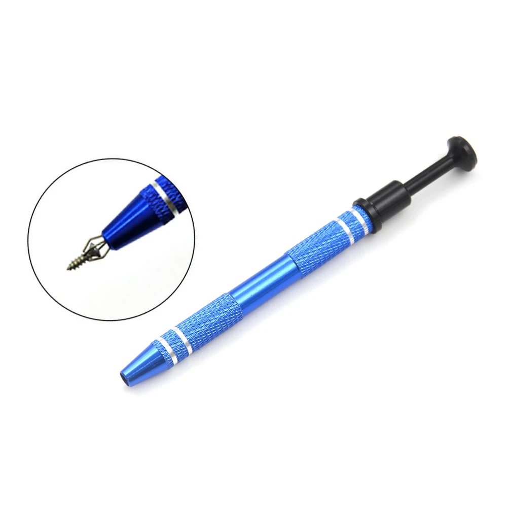 

Metal Grabber Powerful Four Claw Paws Parts IC Chip Grabber Maintenance Tool Pick Up Tools Gripping Device Blue Color