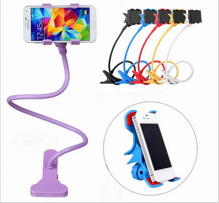 Extendable Phone Holder For Samsung Note 4 S5 Lazy Bed