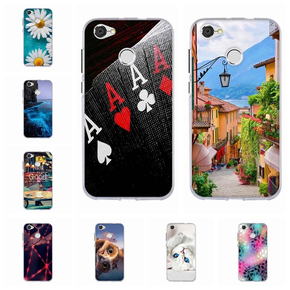 

For ZTE Blade A6 A6 Lite Case Ultra-slim Soft TPU Silicone For ZTE Blade A6 A 6 Cover Sky Patterned For ZTE Blade A6 lite Capa