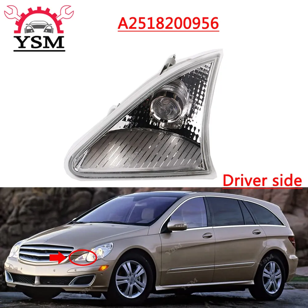 Position Light Front Parking Lamp NO Bulb Left Side For Mercedes Benz
