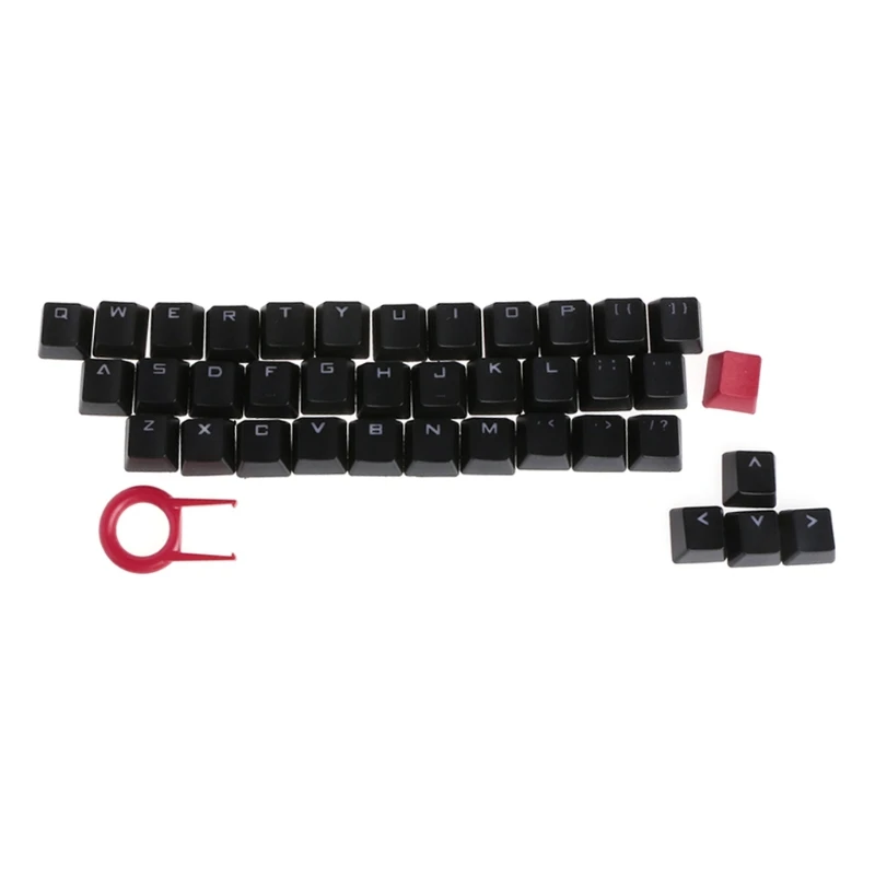 PBT 37 клавишные колпачки с двойной подсветкой для механической