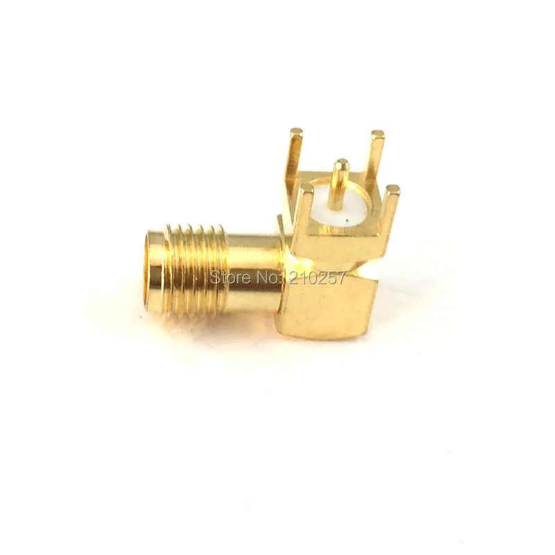 Frete Grátis Pces Antena Cobre-kwe Cotovelo rf Plug Soquete Crew Thread Hole 10 Sma 2 cobre-kwe cotovelo sma rf plug soquete crew thread hole