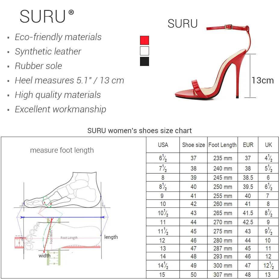 13 cm is what shoe size