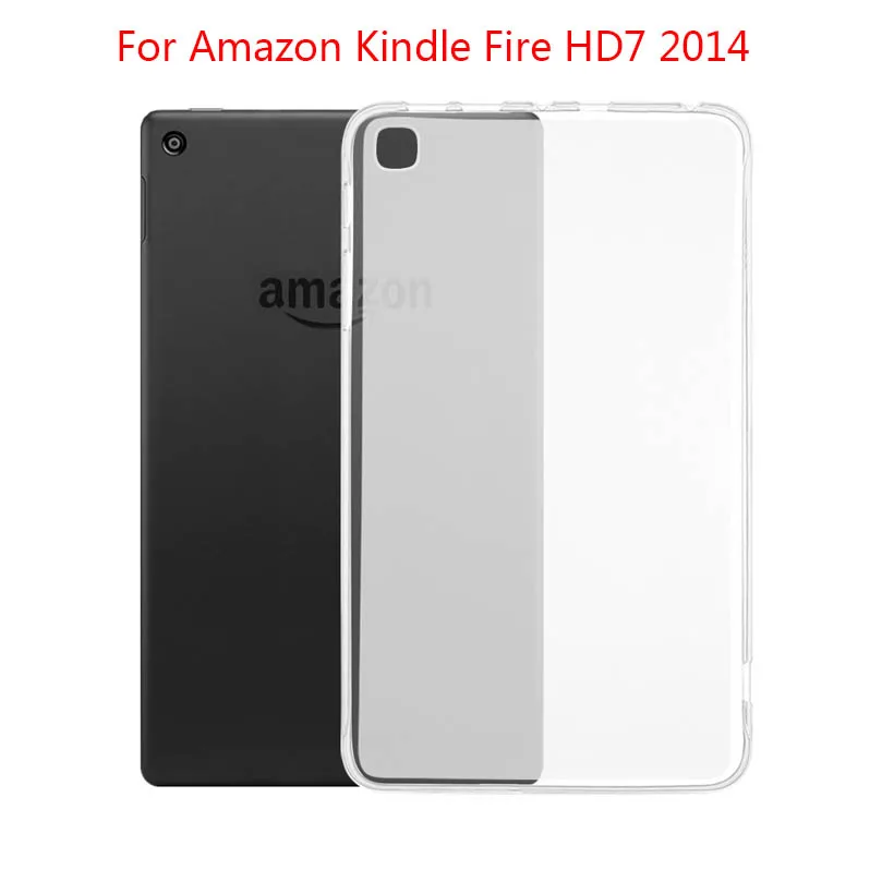 Прозрачный чехол для Amazon Kindle Fire HD8 HD10 10,1 Paperwhite 1 2 3 Чехол s Fire 7 7,0 8,9 Водонепроницаемый крышка - Цвет: For Fire HD 7 7.0