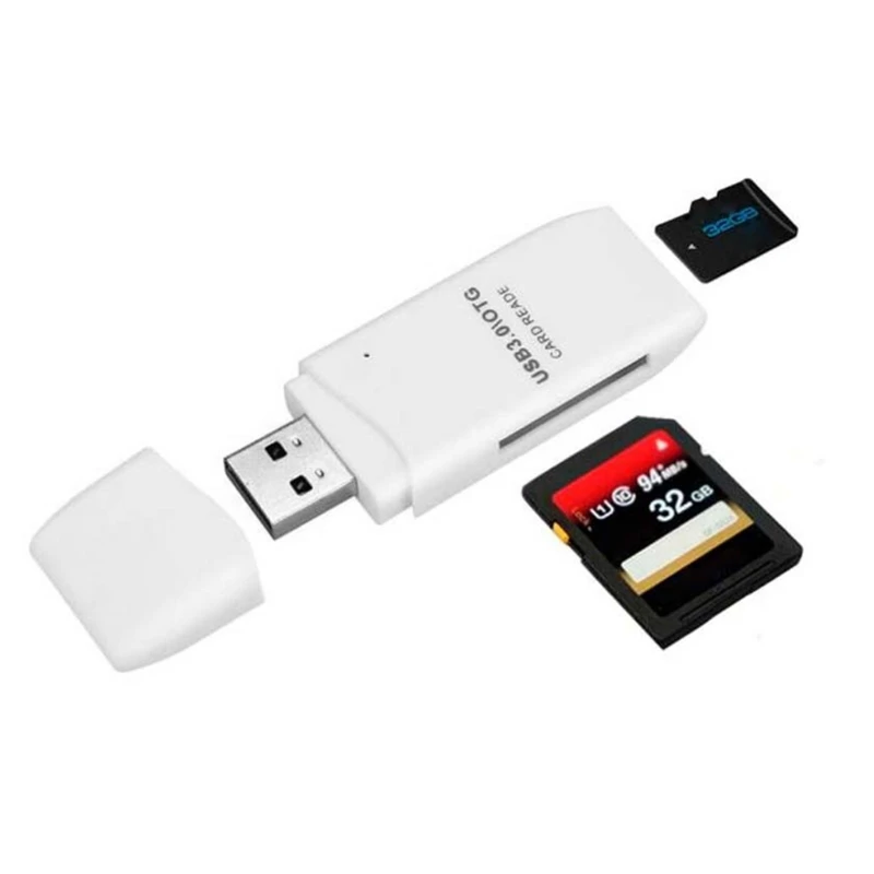 Multi чтения карт памяти Тип-C USB 2 в 1 SD Micro SD, TF, USB Card Reader 3,0 для портативных ПК Macbook S8 G6 G5 Android