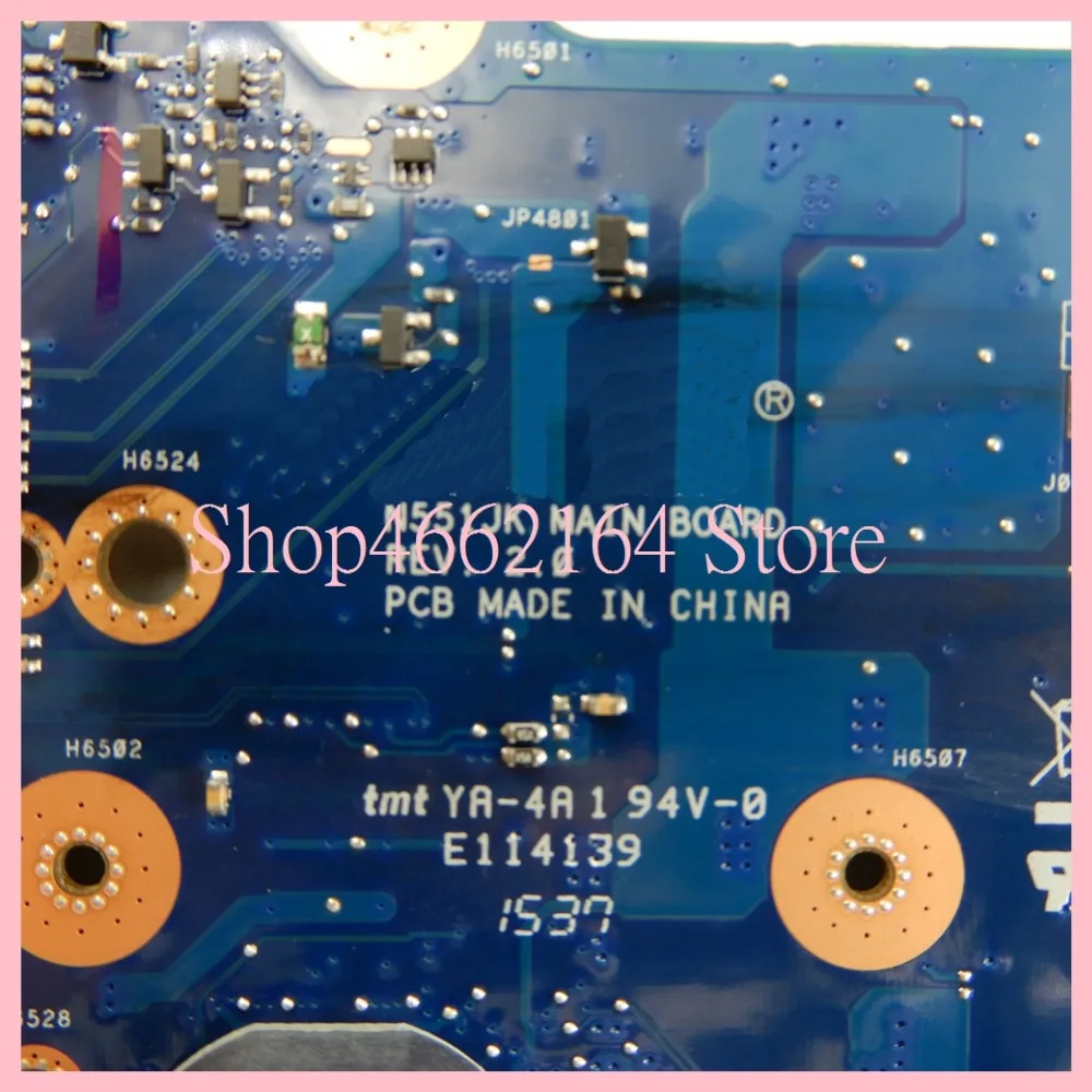 discounted  G551JX I7-4750CPU GTX950M/2G mainboard REV2.0 For ASUS N551J N551JX N551JK G551JX G551J G551JK Lapt