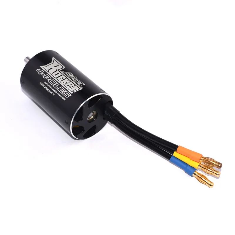 Бесщеточный двигатель Rocket 3660 с 4 полюсами 3250KV 2600KV для RC 1/8 1/10 грузовиков