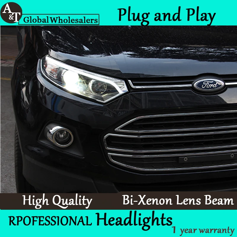 Car Styling for Ford Ecosport Headlight assembly Ecosport LED Headlight