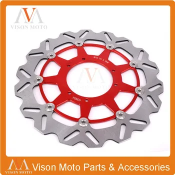 320MM Front Wavy Floating Brake Disc Rotor For CR125 CR250 CRF250R CRF250X CRF450R CRF450X CRF230F CR500 Supermoto Motard