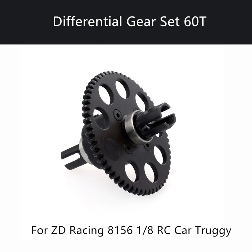 

60T 1.0Mo Center Differential Spur Gear Set For ZD Racing 8156 1/8 RC Car Truggy Accessories Toys for Children Parts