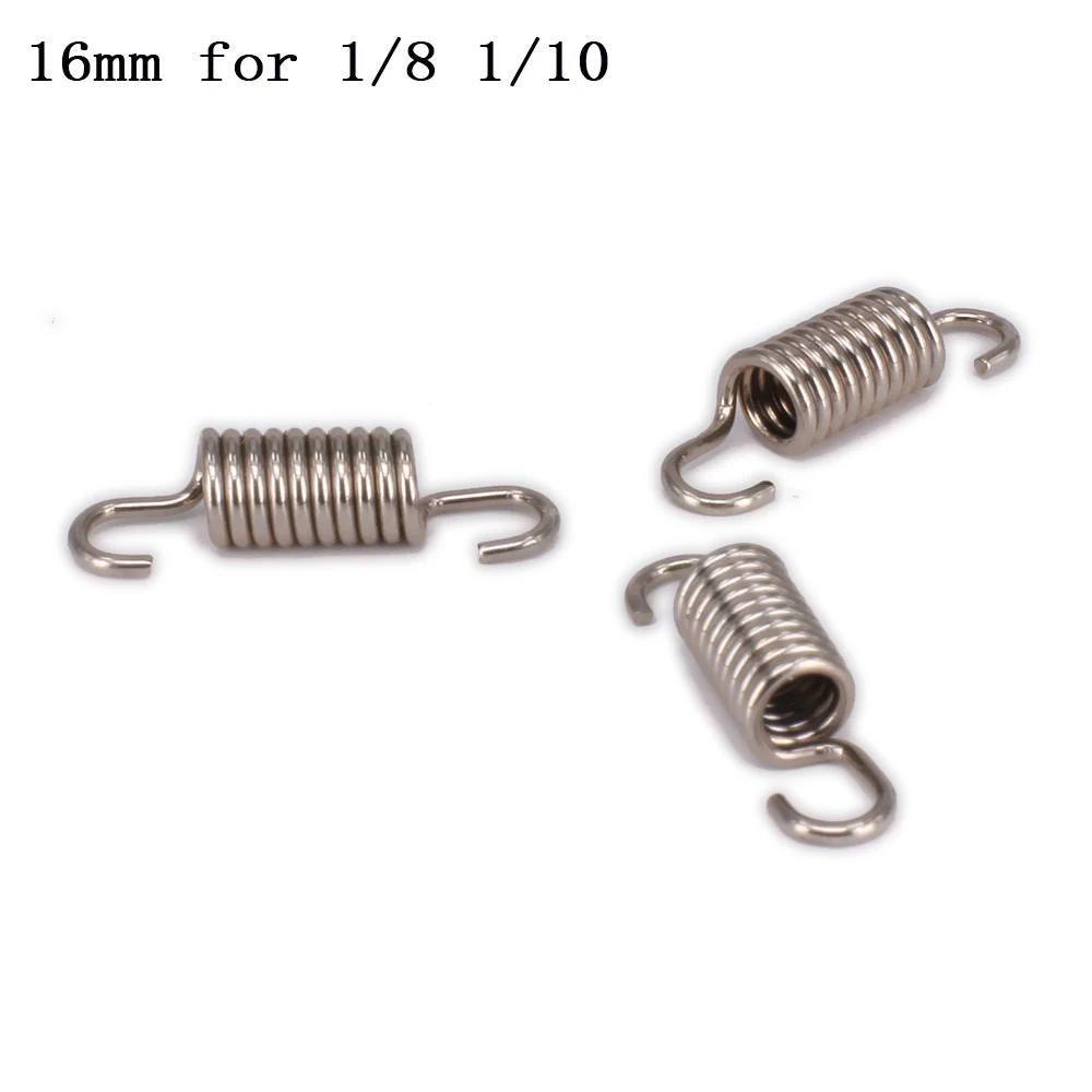 T-Work's 1/8  Engine Parts 4pcs 100mm Manifold Spring Ver.2 for Exhaust Pipe 
