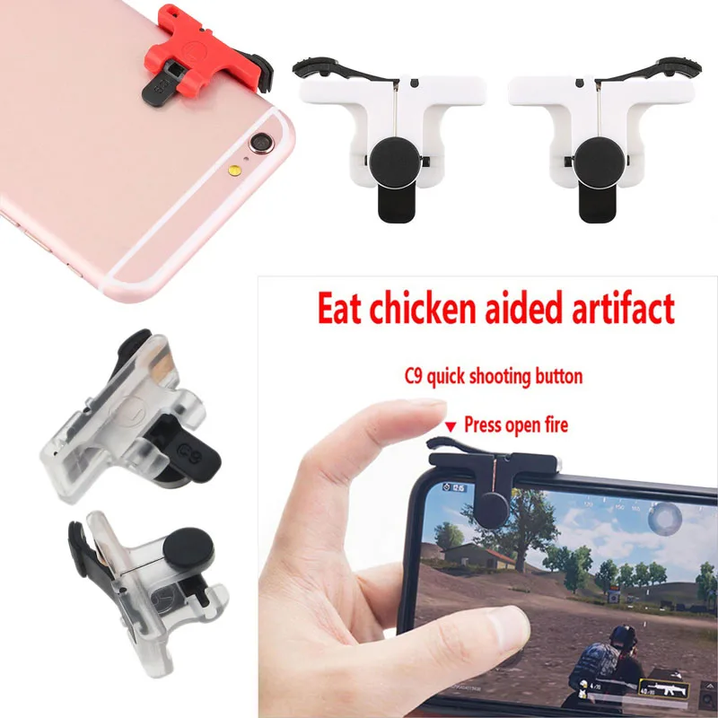 

Gaming Trigger Fire Button Aim Key Smart phone Mobile Joysticks Game L1R1 PUBG Shooter Controller For PUBG