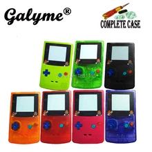 Пластиковый чехол для объектива Super Mars Bros, цветной чехол для мальчика, DIY, цветные кнопки, подходят для Gameboy, цветная игровая консоль, Корпус Корпуса