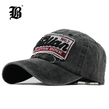 [FLB] Женская бейсбольная Кепка из потертой джинсовой ткани, брендовые кепки для мужчин в стиле хип-хоп Gorras, модная винтажная Кепка с вышивкой, кепка s F113