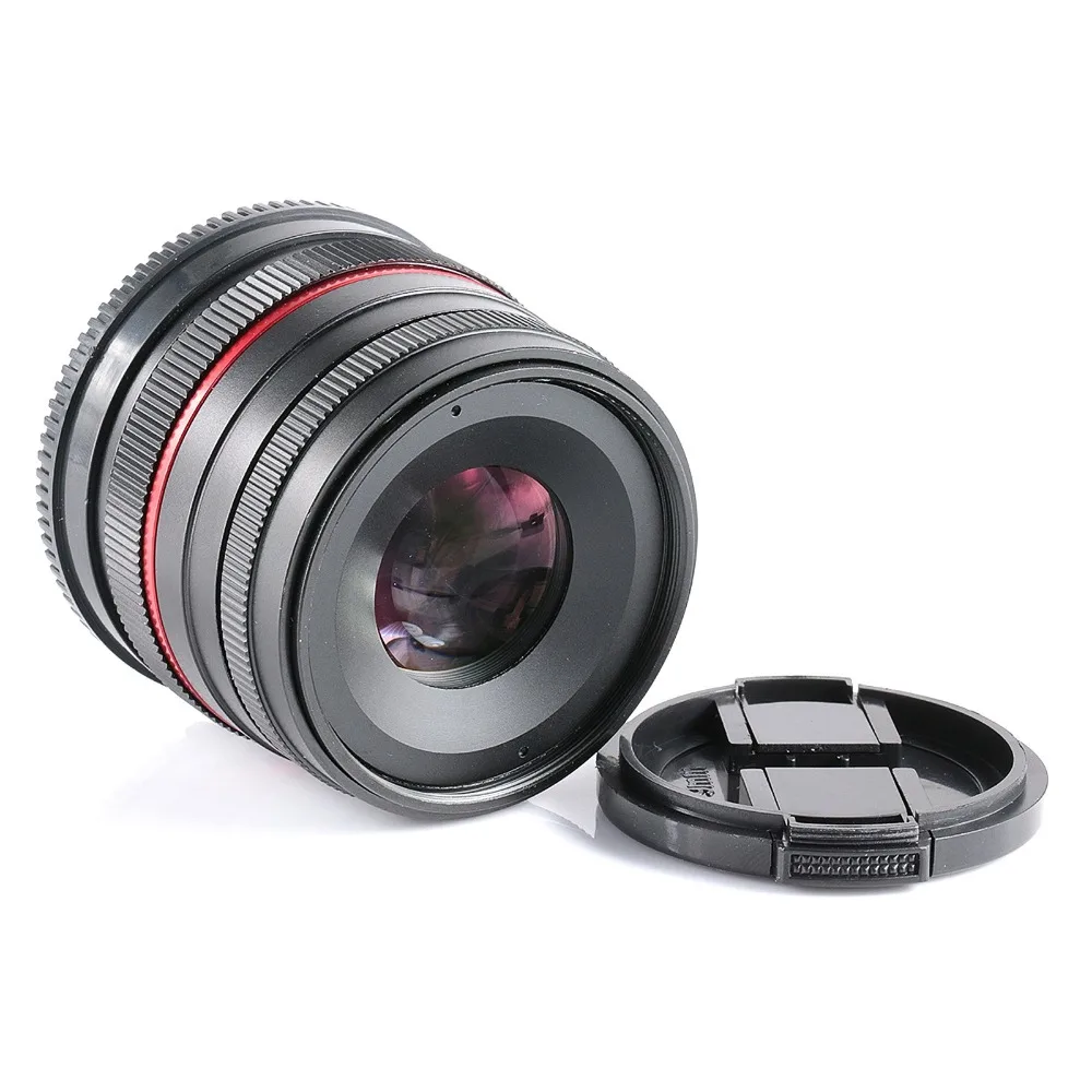 Новый APSC 50 мм F1.8 ручной широкоугольный объектив для оlympus Panasonic M43 EP3 OMD EM5|Объективы
