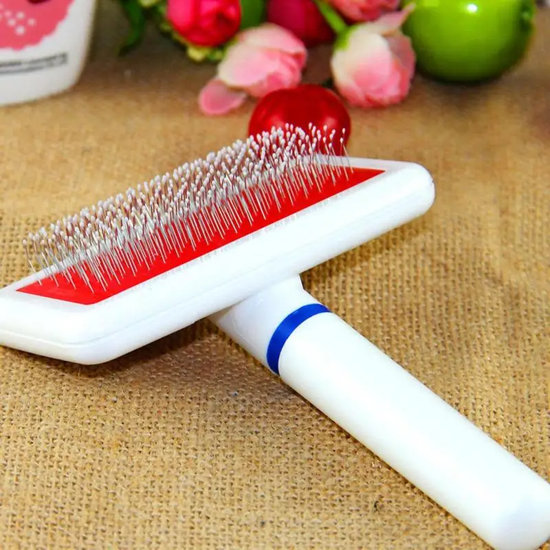 Misterolina Dog Grooming Combs Quick Clean Puppy Cat Slicker Gilling ...