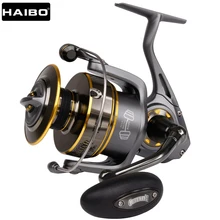 Haibo профессиональная спиннинговая катушка для соленой воды 5000 6000 7000 8000 9000 7BB 4,9: 1 Катушка для серфинга