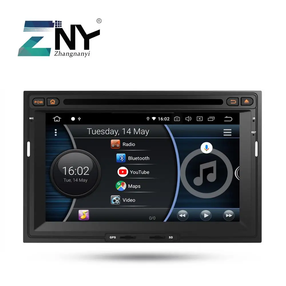 Discount 7" HD Android 9.0 Car DVD For Citroen Berlingo Peugeot Partner 3008 5008 Auto Radio DSP FM RDS Stereo Audio Video Backup Camera 1