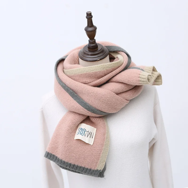 

New arrival Women Fashion Winter Pineapple Scarf Wool Knitted Scarves Shawls Women Thick Warmer Cowl Neck Winter Scarfs Stoles